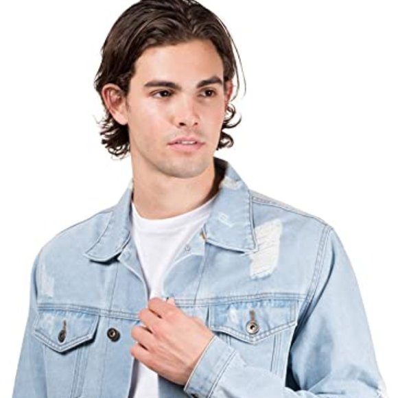 Brooklyn Cloth Light Wash Jean Jacket (Small) - Picture 1 of 4